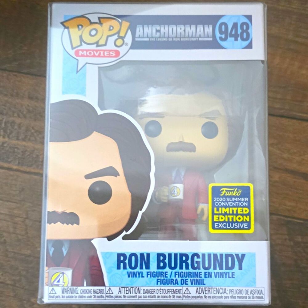 Funko Pop! Movies: Anchorman - Ron Burgundy - Funko (Exclusive) #948 2020